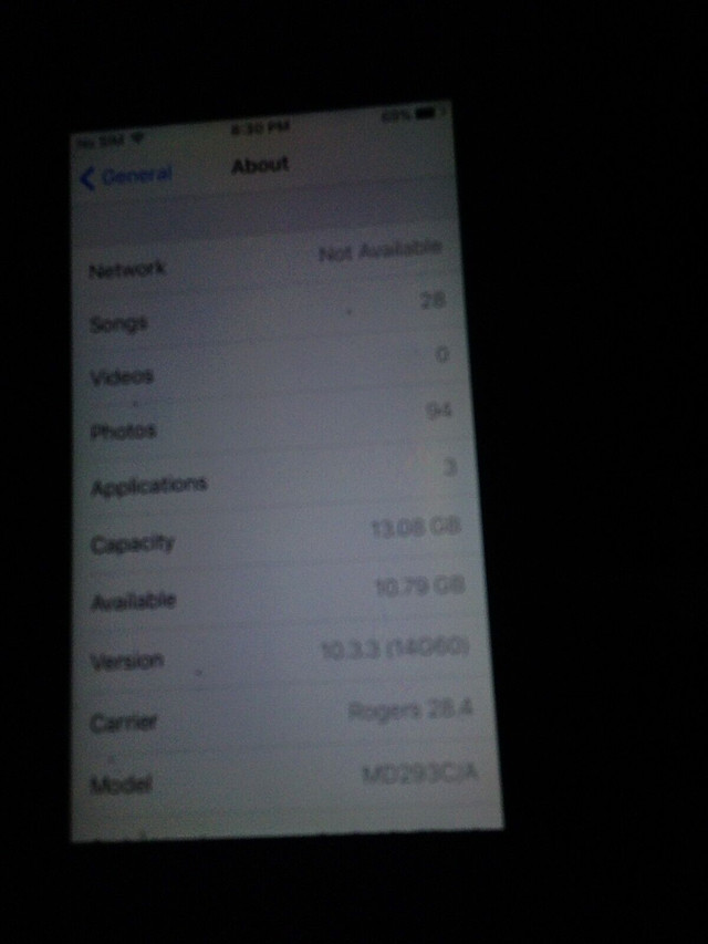 iPhone 5S black 16gb in Cell Phones in Vernon