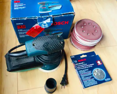 Bosch Drill, Bosch Sander, Bits, Proxxon saw, View more