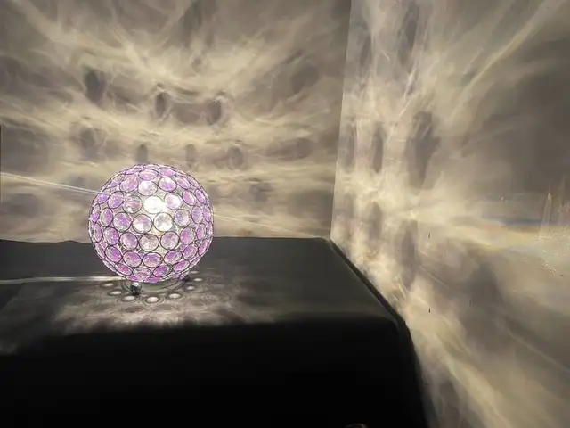 8" Chrome & Purple Crystal Ball Table Lamp – Brand New in Indoor Lighting & Fans in City of Toronto - Image 3