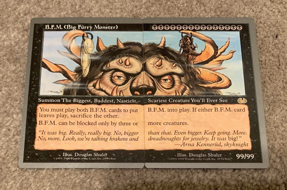 bfm mtg card B.F.M Big Furry Monster Right & Left Unglued Rare Cards | Arts & Collectibles | Oshawa / Durham Region | Free local classifieds If one B.F.M B.F.M. (Big Furry Monster) (28/94)