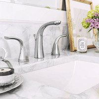 Frederick York Severn Widespread Bathroom Faucet (Chrome)