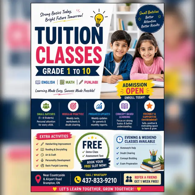 The Tuition Classes 444703669927301120