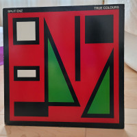 SPLT ENZ - TRUE COLOURS VINYL RECORD LP