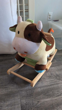 Baby rocking cow
