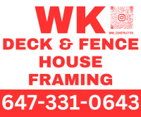 Fences,decks,House framing etc