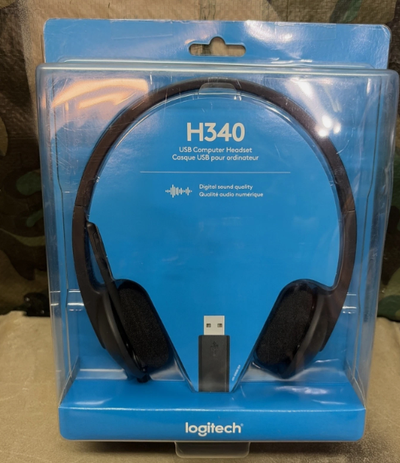 Logitech Headset H340 USB  PC Headset w/Noise Cancelling Mic, View more