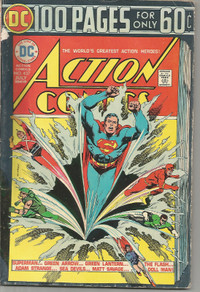 DC ACTION COMICS #437 WORLD'S GREATEST ACTION HEROES JUL 1974