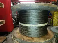 cable d'acier 1/8'' / steel cable
