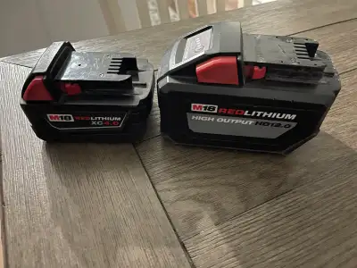 Milwaukee m18 batteries , View more