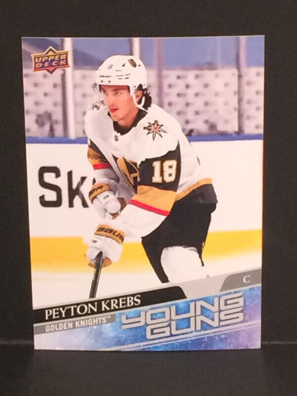 Peyton Krebs Rookie Young Guns Hockey Card Jumbo #239 Upper Deck in Arts & Collectibles in Ottawa