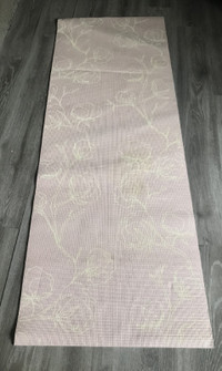 Light Pink Foam Carpet/Runner with Flowers - 68" x 24"