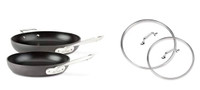 All-Clad HA1 Hard Anodized Nonstick 2 Piece Fry Pan Set 10, 12 