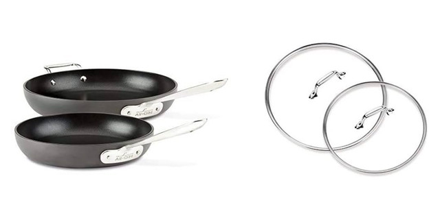All-Clad HA1 Hard Anodized Nonstick 2 Piece Fry Pan Set 10, 12  in Kitchen & Dining Wares in Sarnia