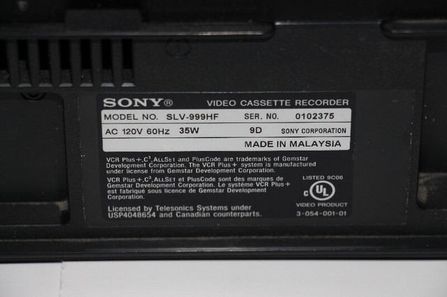 SONY-VIDÉO STEREO/VIDEO PLAYER (C020) in CDs, DVDs & Blu-ray in City of Montréal - Image 4