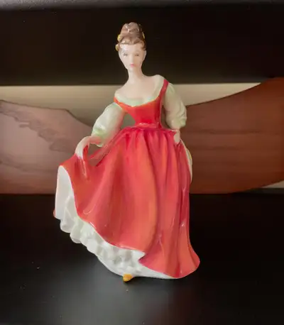 For sale is a new Royal Doulton 1962 Figurine "Fair Lady (Red)" HN 2832 Asking $95 only.