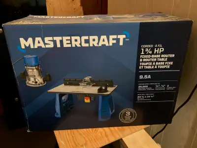Mastercraft Router & Table, View more
