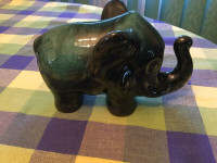 Vintage BLUE MOUNTAIN POTTERY * Good Luck ELEPHANT