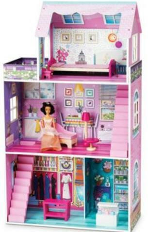 NEW: Jupiter Traditional Wood Dollhouse **PRICE JUST REDUCED** in Toys & Games in Mississauga / Peel Region