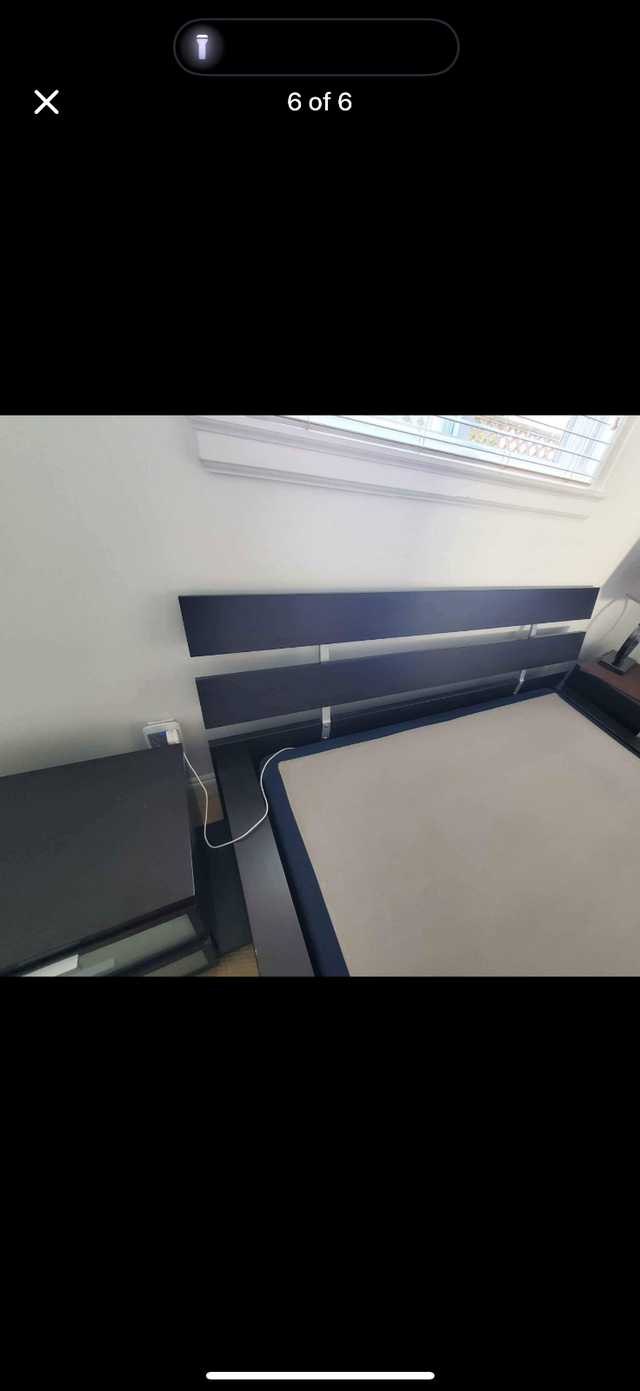 Queen size bed available with mattress on Sale in Beds & Mattresses in Delta/Surrey/Langley - Image 4