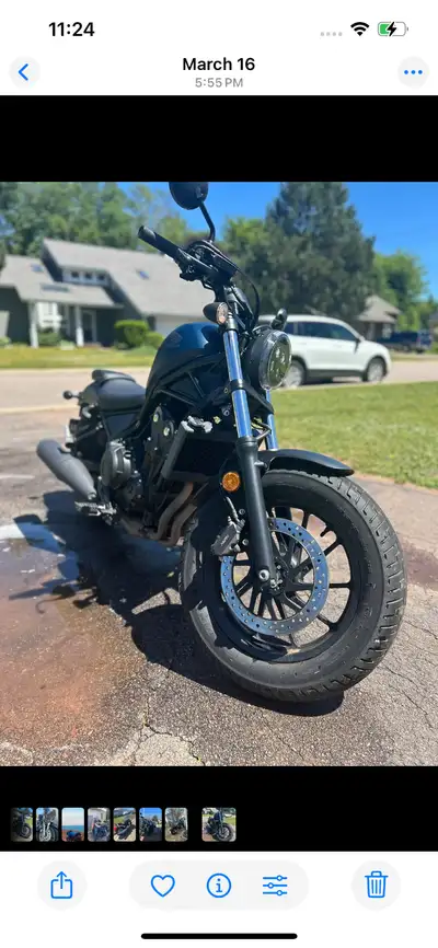 Honda Rebel 500cc $5,200 OBO Reason for selling, I just don't use it enough. Purchased new from Summ...