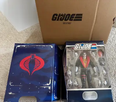 GI JOE ULTIMATES SUPER 7 DESTRO ACTION FIGURE, View more