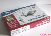 NEW D-Link AirPlus XtremeG Wireless DWL-G520 Network  Adapter