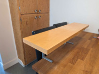 Ikea Ekby Jarpen Desk Shelf with Ekby Tore Brackets 