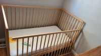 Ikea sniglar crib toddler bed
