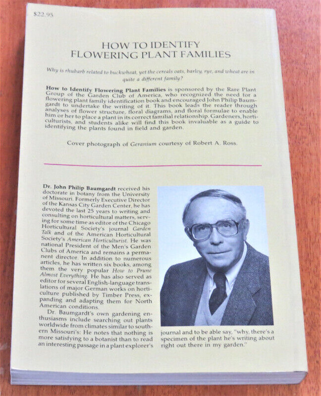 How To Identify Flowering Plant Families - A Practical Guide for in Textbooks in Bridgewater - Image 2