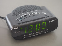 Sony clock radio