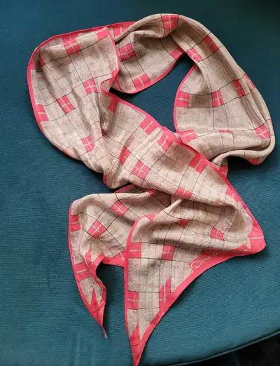 Oscar de la Renta Silk Scarf, View more