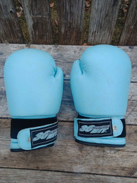 Pair Of Baby Blue Boxing Gloves, One Size Fits All