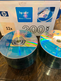 HP CD-R 52X Lot de 10 disques vierges 80 minutes 700 Mo : :  High-Tech
