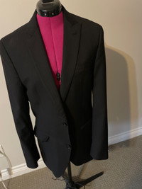 Black Pinstripe suit jacket 