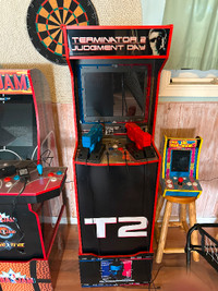 Arcade1up terminator 2 shooter style arcade game