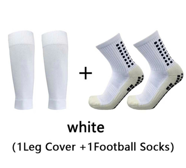 New Soccer Athletes leg Cover Sleeve, Grip Socks (Black / White) in Soccer in Mississauga / Peel Region - Image 2