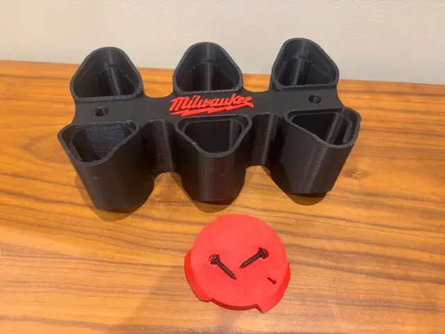 Milwaukee M12 Battery Wall Mount 4/6 Batteries Optional Packout in Power Tools in Markham / York Region - Image 10