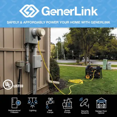 Generlink Tranfer Switch $1779 Installed!, View more