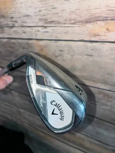 Club Type: Approach/Gap Wedge (marked "A") Brand: Authentic Callaway Solaire series. Shaft: Premium...