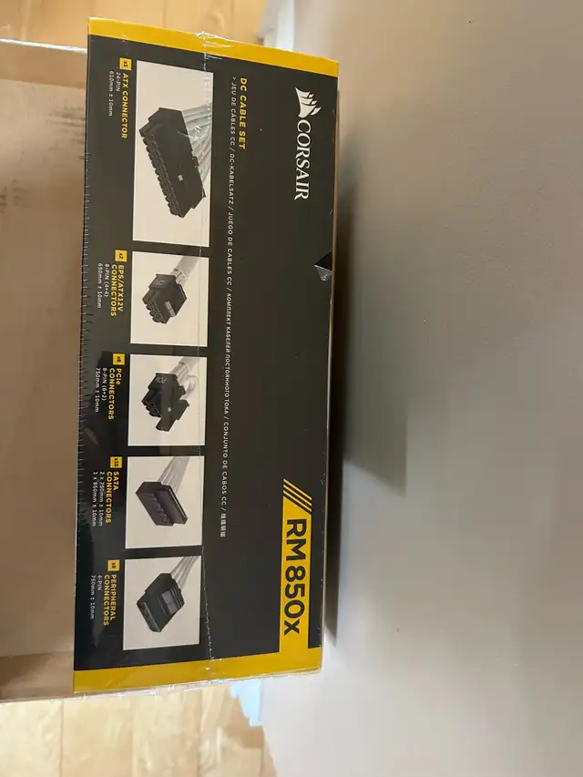 Computer case and Power supply Corsair RM850 x in System Components in City of Toronto - Image 5