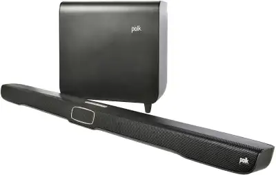 Polk Audio Omni SB1 Plus Home Theater Sound Bar System, Black., View more