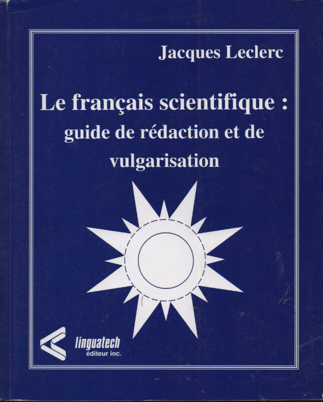 Le français scientifique: Guide de rédaction et de vulgarisation dans Manuels  à Longueuil/Rive Sud