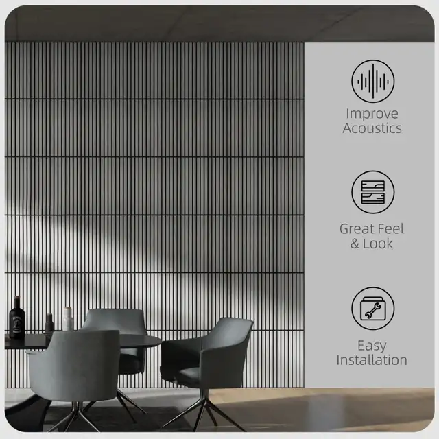 Wood Panels for Wall 24"x24", 4 Pack Acoustic Panels in Home Décor & Accents in Markham / York Region - Image 4