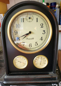 Clock with Hygrometer and Thermometer