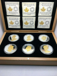 1 oz. Gold-Plated Silver 6-Coin - Legacy of the Canadian Nickel
