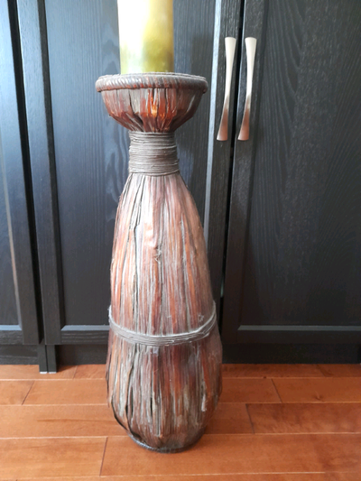 Decorative African theme drum  candle holder, View more