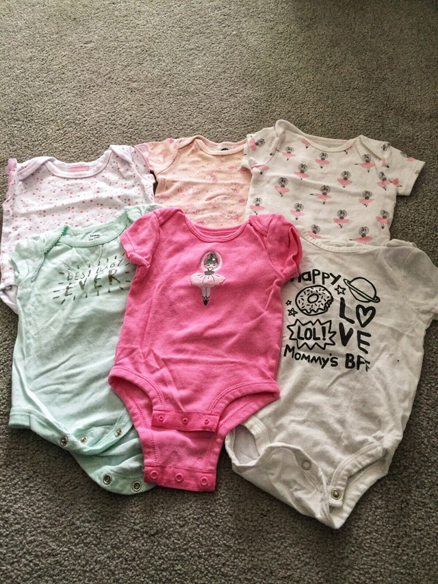 Baby girl bodysuits, size 3-6 months  in Clothing - 3-6 Months in Ottawa - Image 4