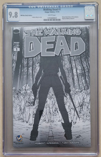 CGC 9.8 The Walking Dead #1 Wizard World Michonne Sketch Variant