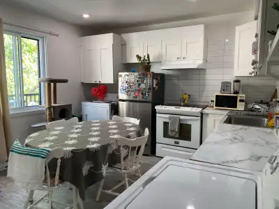 A louer un logement au 2e et dernier étage de 1 chambre à coucher . Le logement est complètement rén...