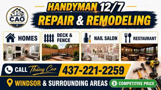 handyman 12/7